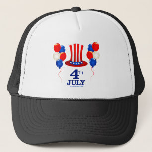 SlipperyJoe's july 4th Independence day classic Un Trucker Hat