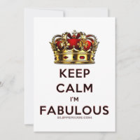 SlipperyJoe's keep calm fabulous spectacular crown