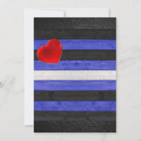 SlipperyJoe's leather pride flag black royal blue