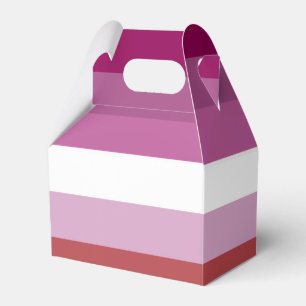 SlipperyJoe's lesbian pride flag feminine communit Favour Box