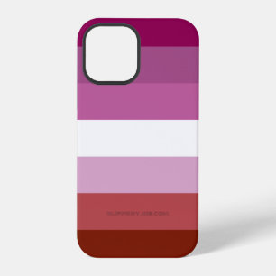 SlipperyJoe's lesbian pride flag feminine communit iPhone 12 Pro Case