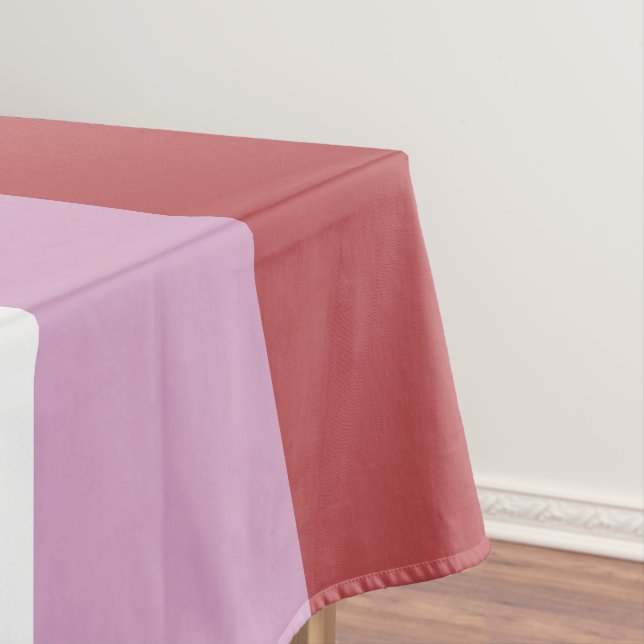 SlipperyJoe's lesbian pride flag feminine communit Tablecloth (In Situ)