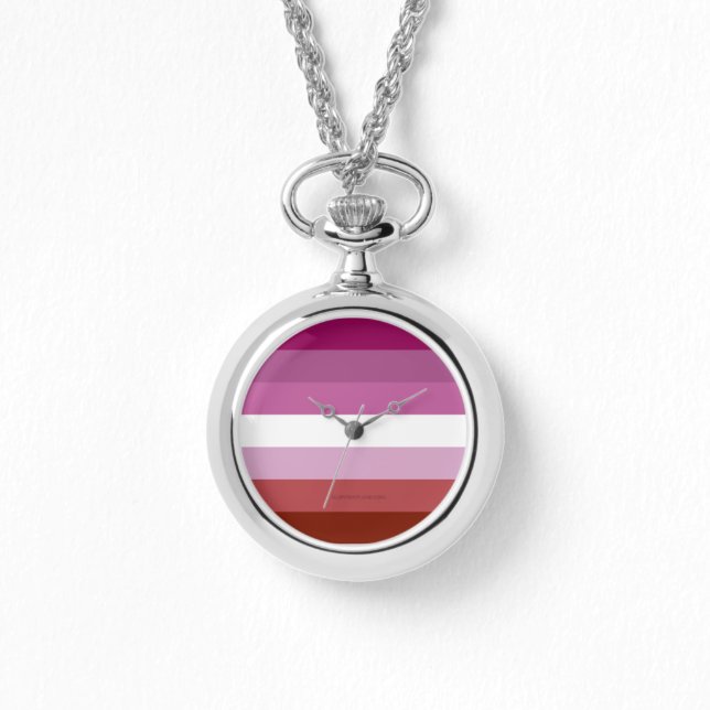 SlipperyJoe's lesbian pride flag feminine communit Watch (Front)