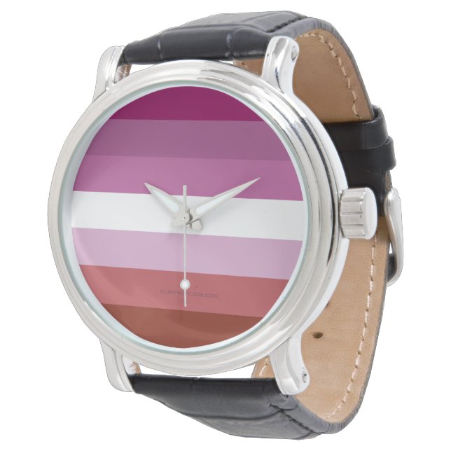 SlipperyJoe's lesbian pride flag feminine communit Watch (Angled)