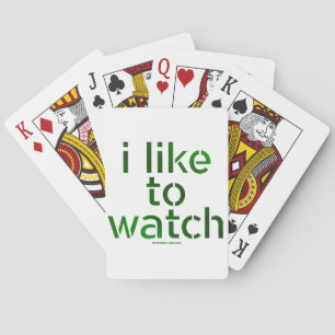SlipperyJoe's Like to Watch Voyeurism peeping Tom Playing Cards