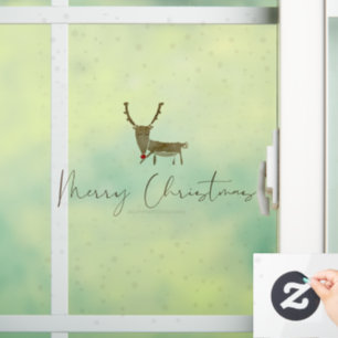 SlipperyJoe's line art silhouette reindeer minimal