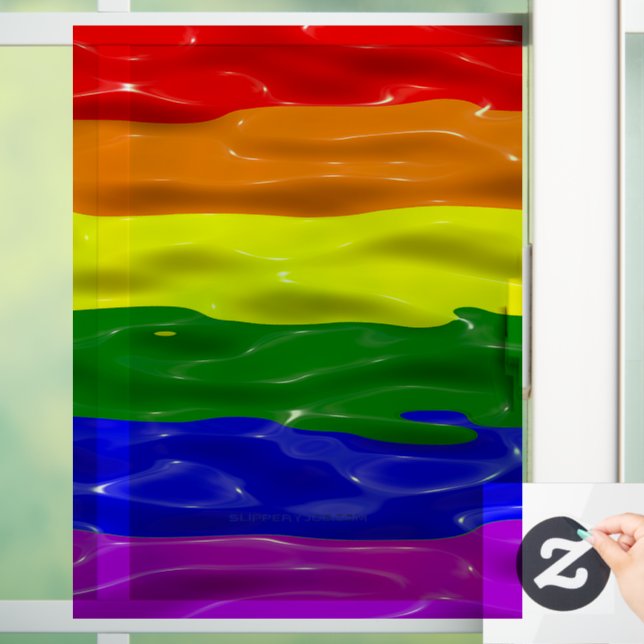 SlipperyJoe's liquid gloss pride flag red orange y (Home)