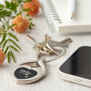SlipperyJoe's look to your left thick geometric ce Key Ring