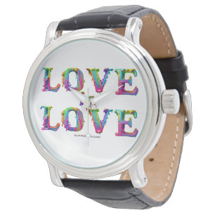SlipperyJoe's love is love spray paint gay pride c Watch