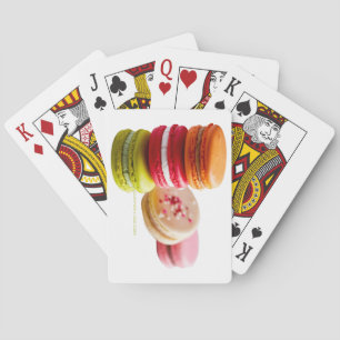 SlipperyJoe's Macaroon cookies French stacked food Playing Cards