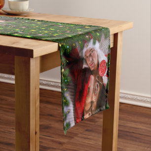 SlipperyJoe's male chest six pack stomach bare tor Short Table Runner