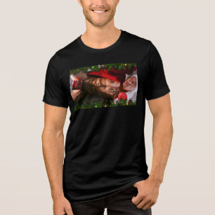 SlipperyJoe's male chest six pack stomach bare tor Tri-Blend Shirt