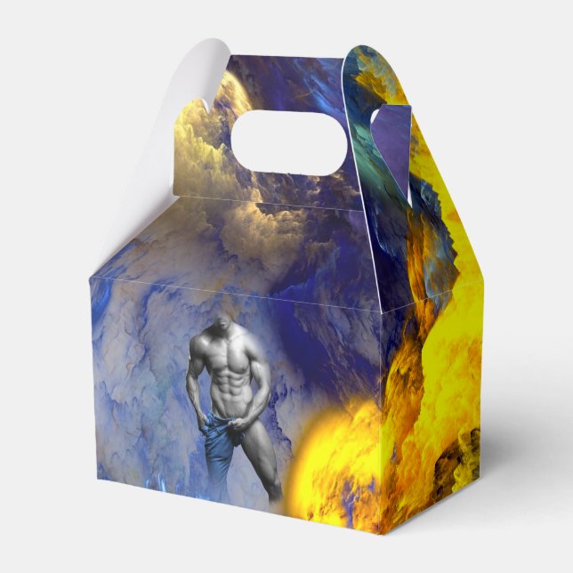 SlipperyJoe's Man steamy shirtless abs sixpack put Favour Box (Front Side)