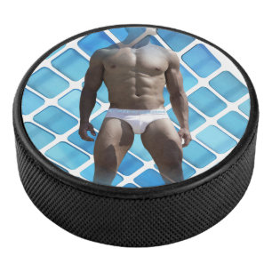 SlipperyJoe's Man underwear 6-pack chest abs male  Hockey Puck