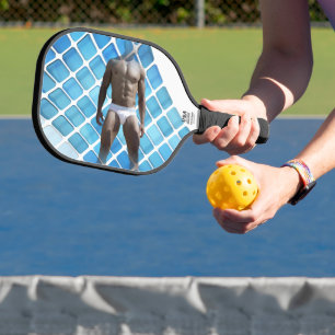SlipperyJoe's Man underwear 6-pack chest abs male Pickleball Paddle