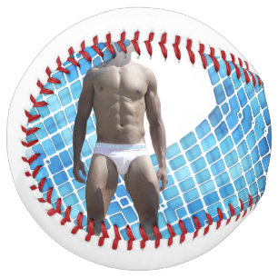 SlipperyJoe's Man underwear 6-pack chest abs male Softball