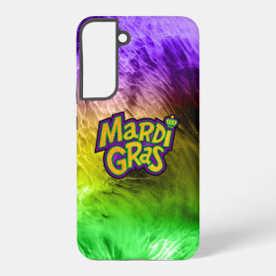 SlipperyJoe's Mardi Gras crown purple gold green w Samsung Galaxy Case