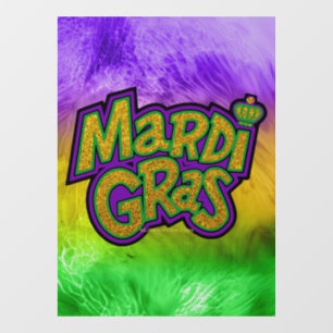 SlipperyJoe's Mardi Gras festival purple green yel