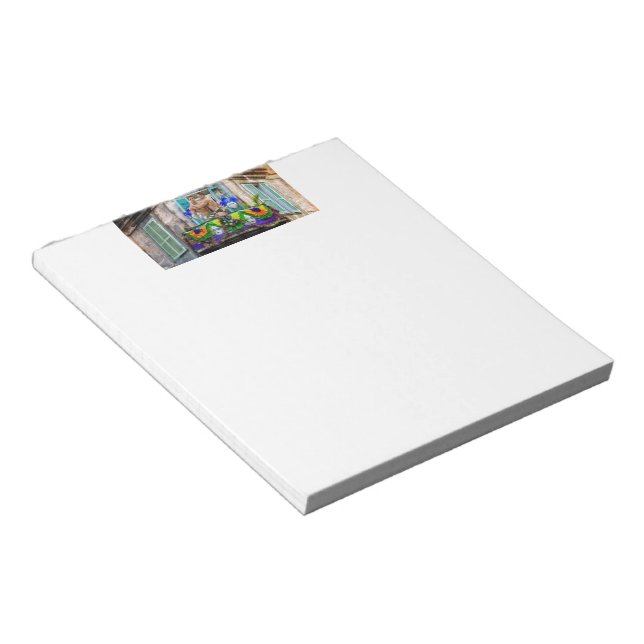 SlipperyJoe's Mardi Gras masks beads decorations s Notepad (Angled)