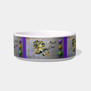 SlipperyJoe's Mardi Gras masquerade mask purple ye Bowl