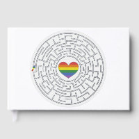 SlipperyJoe's maze encircles rainbow heart arrow m