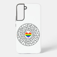 SlipperyJoe's maze encircles rainbow heart arrow m