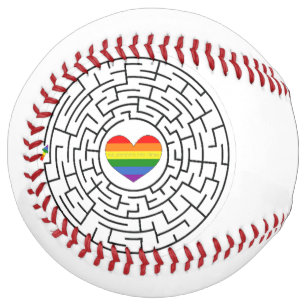 SlipperyJoe's maze encircles rainbow heart arrow m Softball