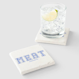SlipperyJoe's meat rawness toughness uneven highli Stone Coaster
