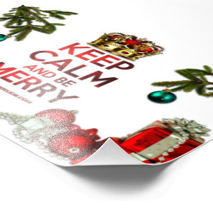 SlipperyJoe's Merry Christmas artistic tree orname Photo Print
