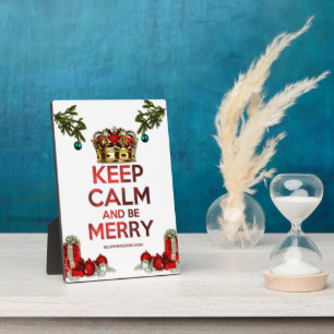 SlipperyJoe's Merry Christmas artistic tree orname Plaque