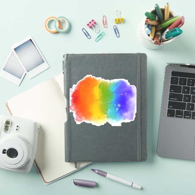 SlipperyJoe's modern pride splatter energy and col (iPad Cover)