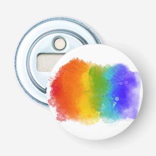 SlipperyJoe's modern pride splatter energy and col Bottle Opener
