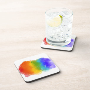 SlipperyJoe's modern pride splatter energy and col Coaster