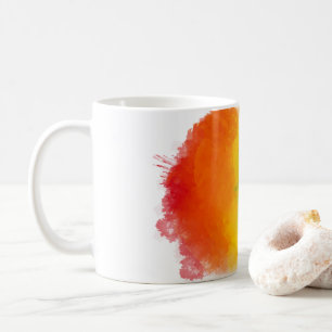 SlipperyJoe's modern pride splatter energy and col Coffee Mug