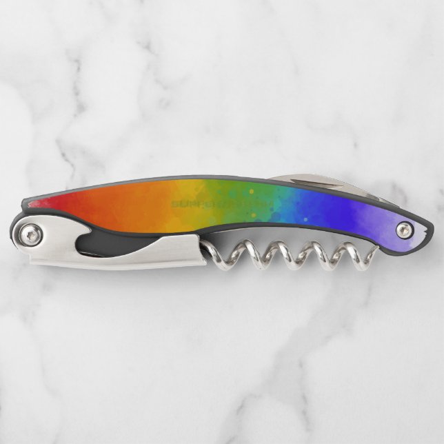 SlipperyJoe's modern pride splatter energy and col Corkscrew (Front)