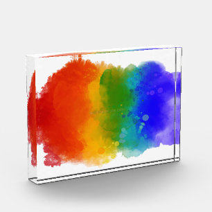 SlipperyJoe's modern pride splatter energy and col Photo Block