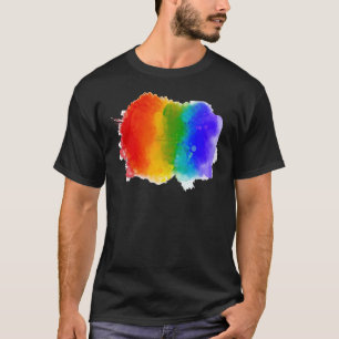 SlipperyJoe's modern pride splatter energy and col T-Shirt