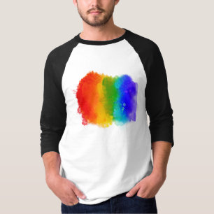 SlipperyJoe's modern pride splatter energy and col T-Shirt