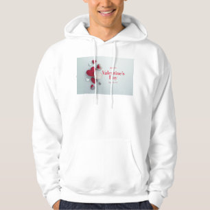SlipperyJoe's modern Valentine's Day layout artist Hoodie