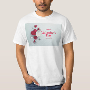 SlipperyJoe's modern Valentine's Day layout artist T-Shirt