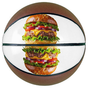 SlipperyJoe's mouthwatering cheeseburger crispy ba Basketball