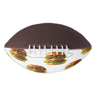SlipperyJoe's mouthwatering cheeseburger crispy ba Football