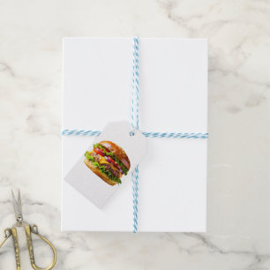 SlipperyJoe's mouthwatering cheeseburger crispy ba Gift Tags