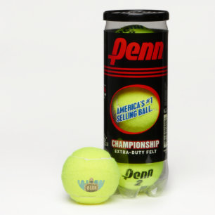 SlipperyJoe's muscular bald bear man stylised cart Tennis Balls