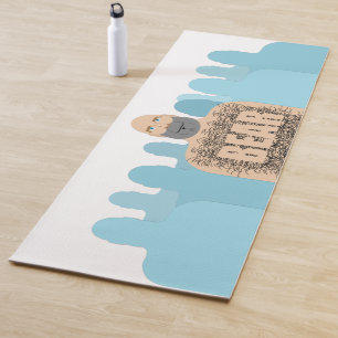 SlipperyJoe's muscular bald bear man stylised cart Yoga Mat