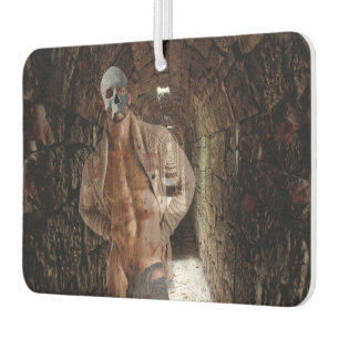 SlipperyJoe's muscular ghost stone dimly lit tunne Car Air Freshener