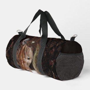 SlipperyJoe's muscular ghost stone dimly lit tunne Duffle Bag