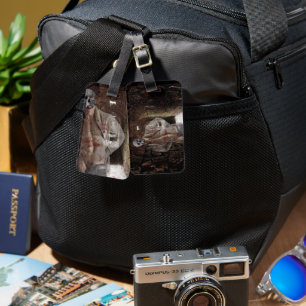 SlipperyJoe's muscular ghost stone dimly lit tunne Luggage Tag