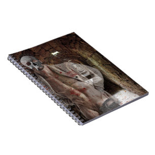 SlipperyJoe's muscular ghost stone dimly lit tunne Notebook