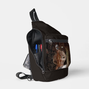 SlipperyJoe's muscular ghost stone dimly lit tunne Sling Bag